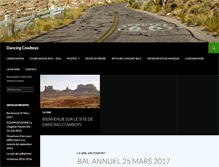 Tablet Screenshot of dancingcowboys.com